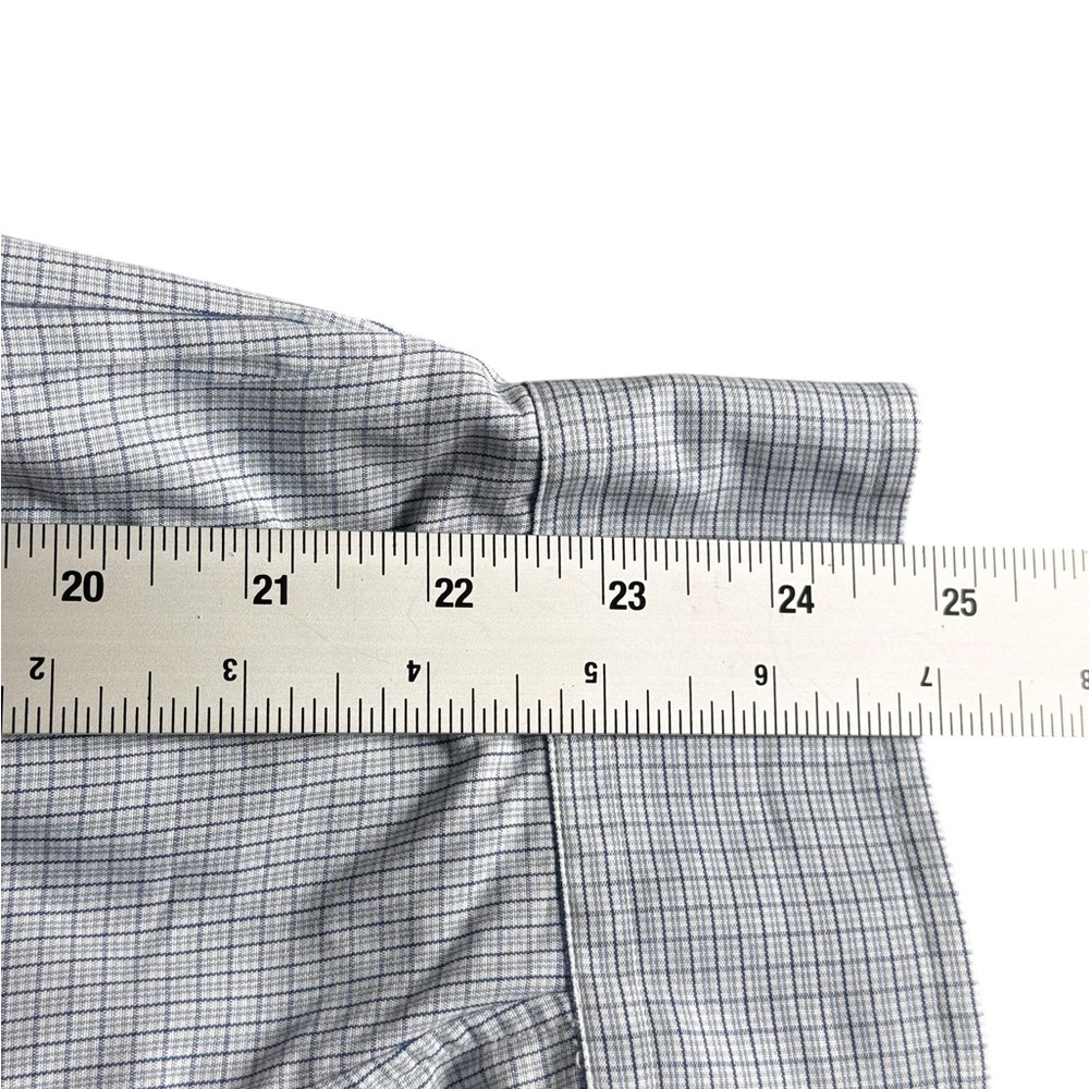 Ralph Lauren Marlowe Men's Shirt Size XL Blue White Check Gingham 100% Cotton - Picture 7 of 10